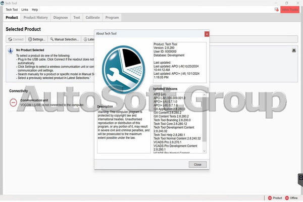 Volvo PTT 2.8.331 APCI 07.2025(0.7) (replaces v2.7.116) (PTT / VCADS Pro) (incl. Dev Tool) Diagnostic Progra4